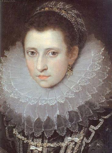 Frans Pourbus Portrait of an Italian Lady France oil painting art